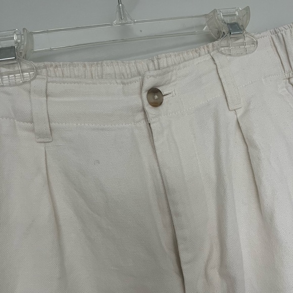 Madewell | cotton-linen pleated wide-leg pants - Picture 6 of 8